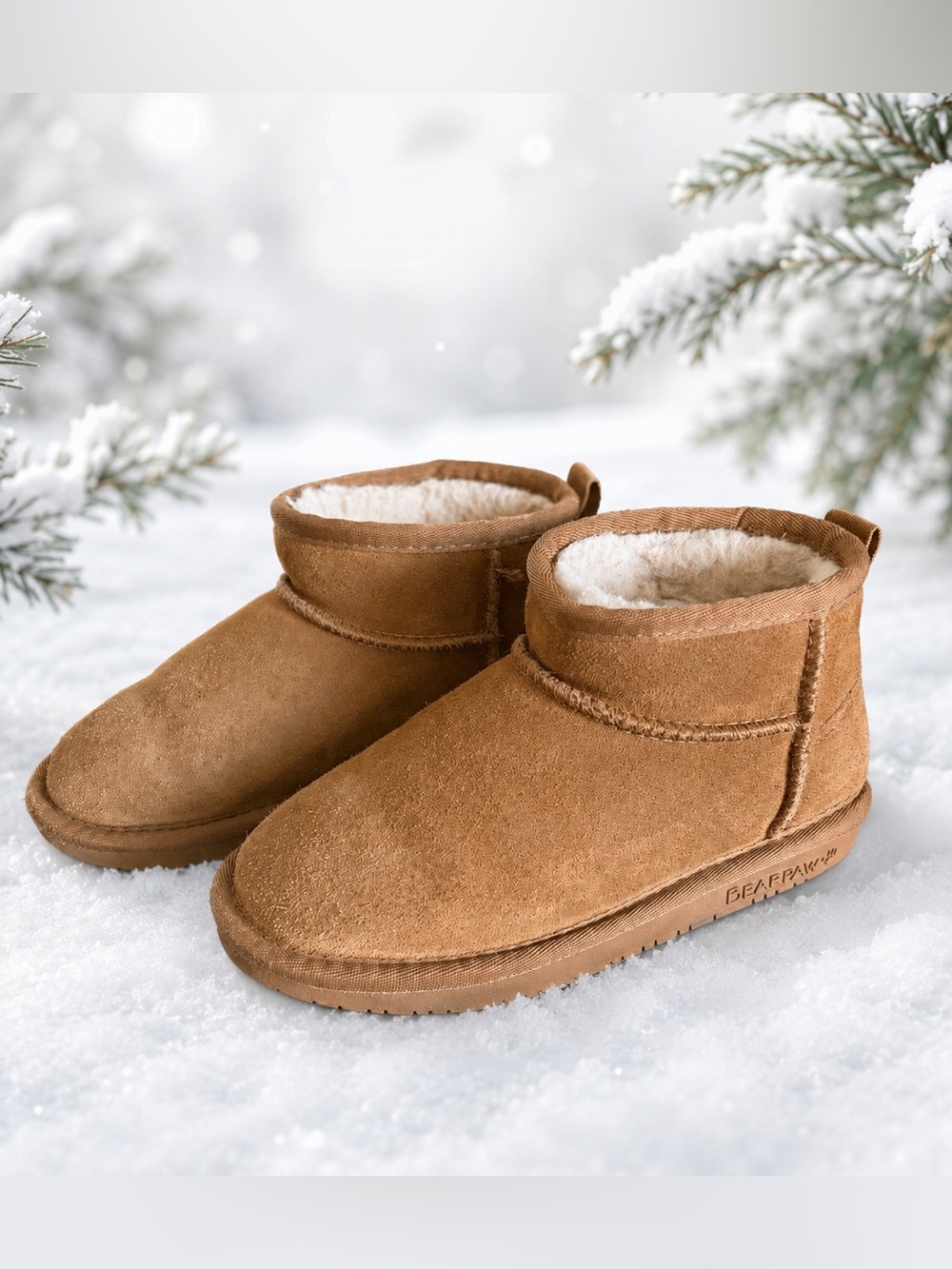 BearPaw Kids Classic Short Chestnut Brown Boots